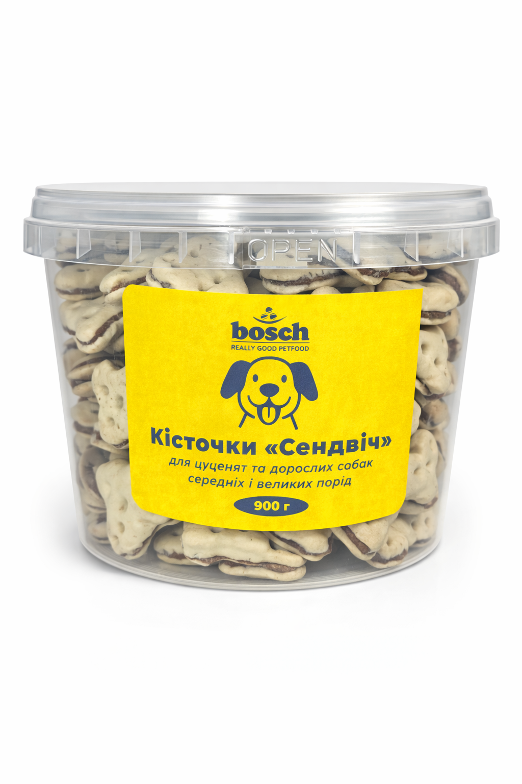 Лакомство Bosch Косточки Сэндвич для щенков и взрослых собак 0,9 кг