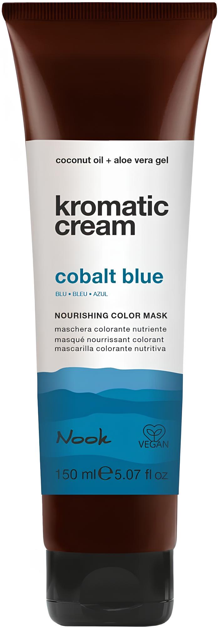 Питательная тонирующая маска Nook Cosmetics KROMATIC CREAM Nourishing Color Mask 150 мл Cobalt Blue