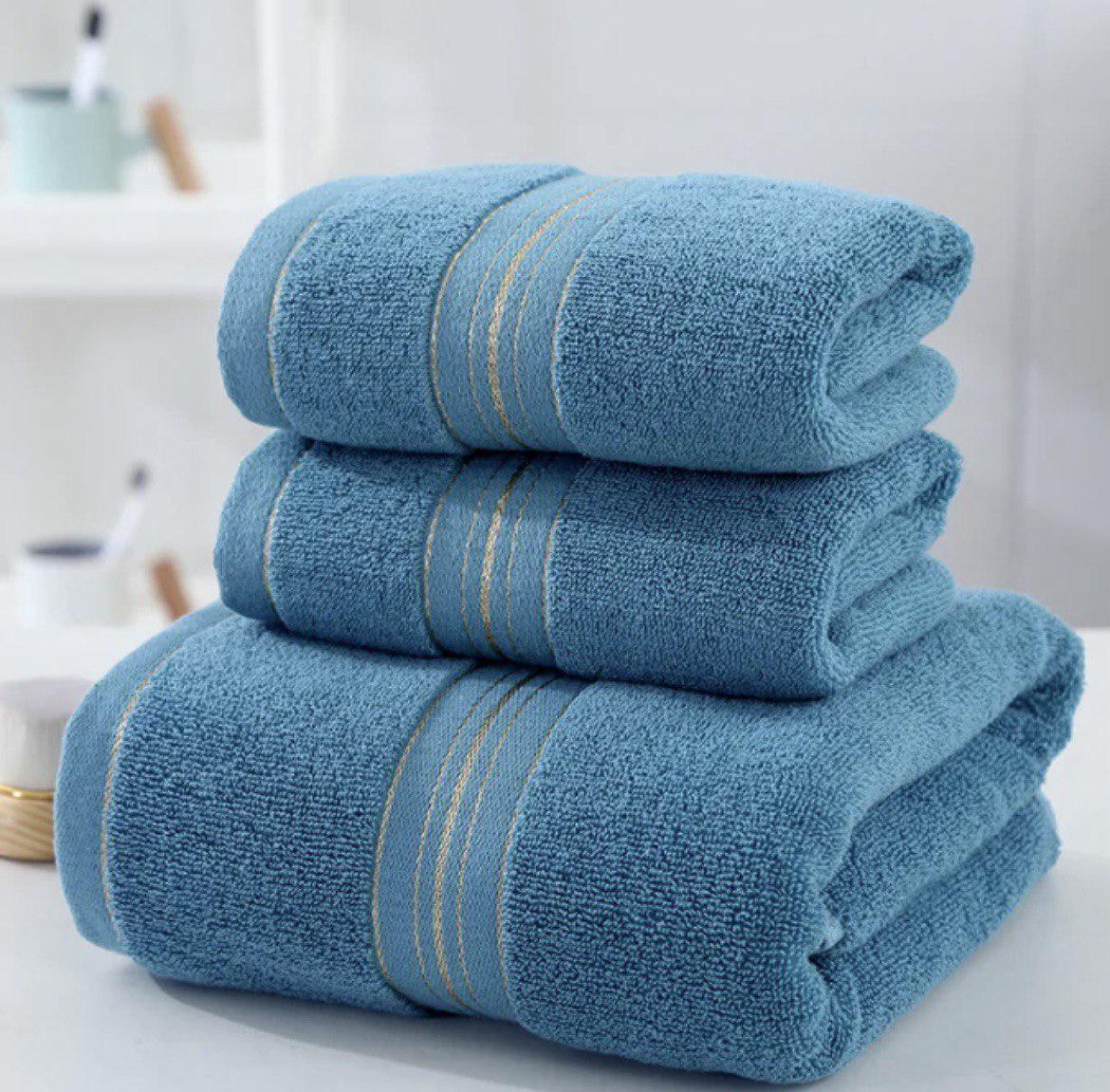 Набор полотенец Empire LUX 3в1 140х70 см/74х34 см/74х34 см Бирюзовый (NR3in1GreenGOLDline) Набор полотенец Empire LUX 3в1 140х70 см/74х34 см/74х34 см Бирюзовый (NR3in1GreenGOLDline)