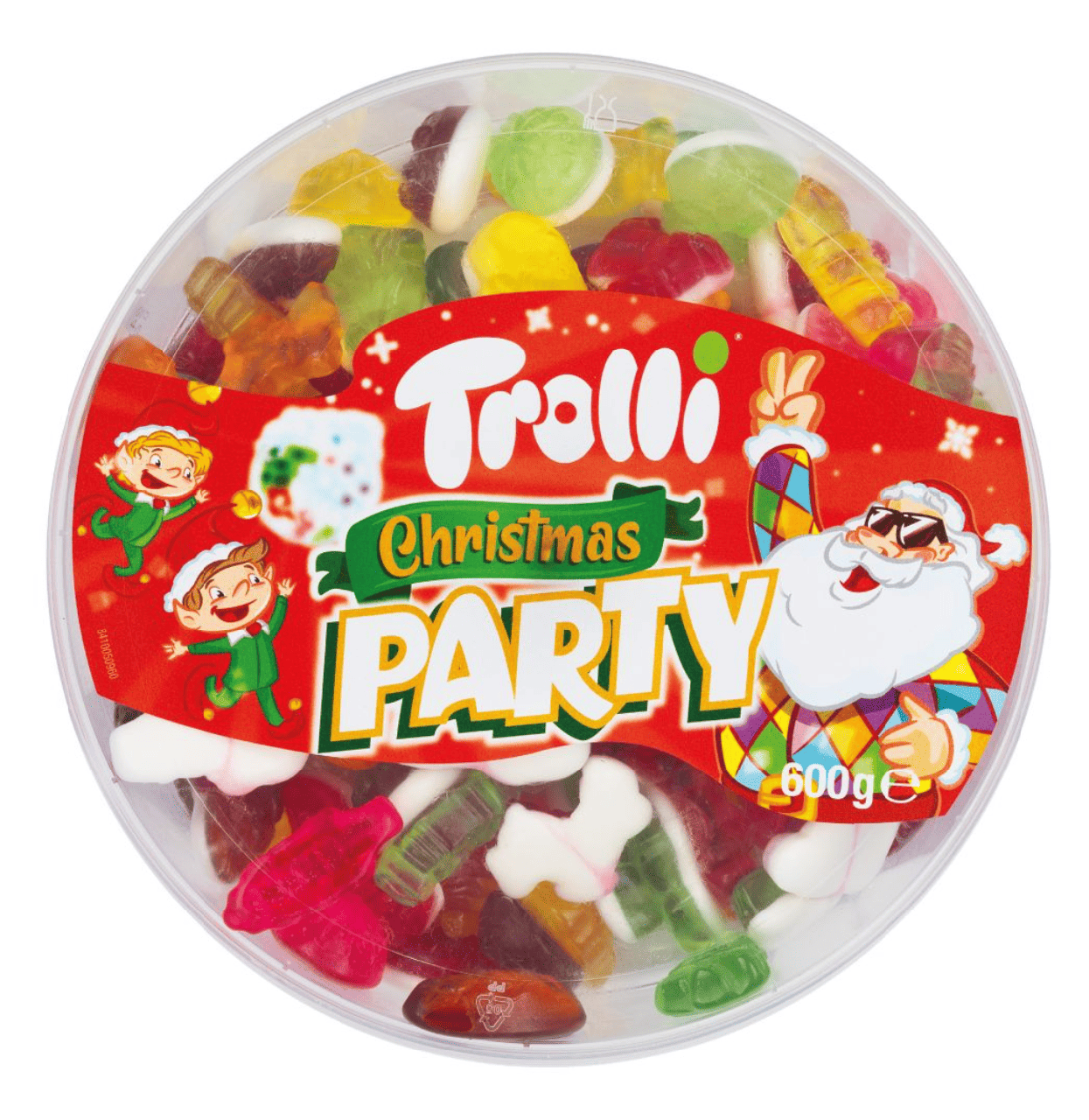 Конфеты желейные Trolli Christmas Party 600 г (2836171021)