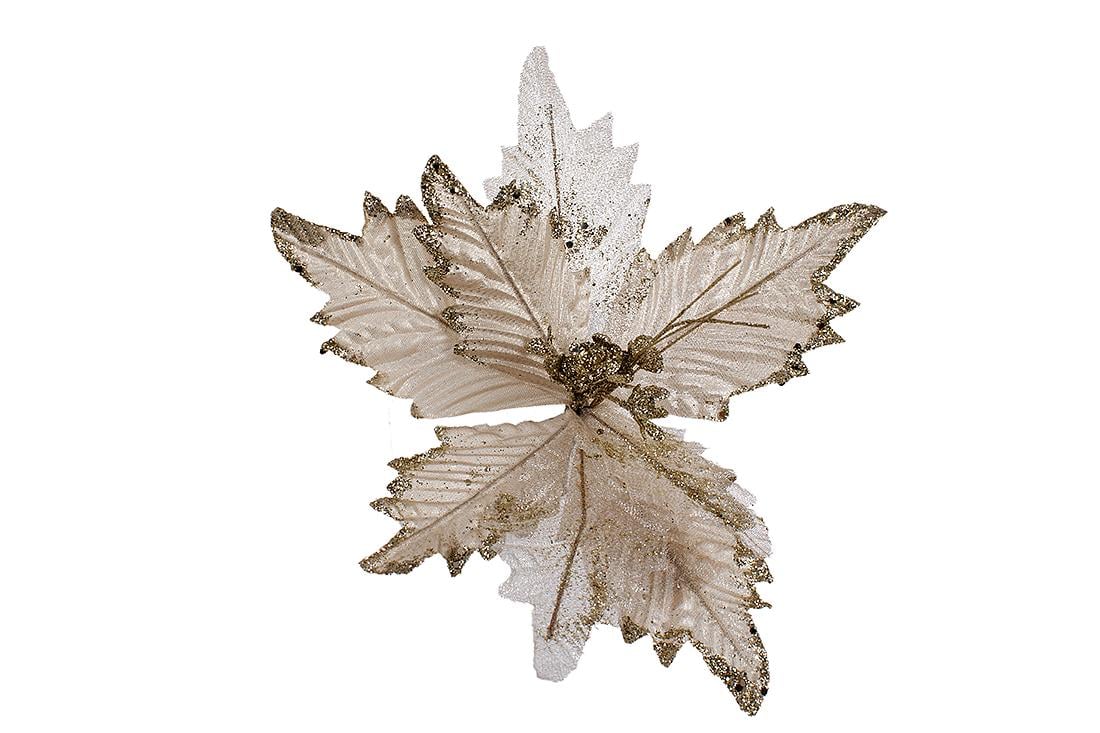 Цветок декоративный BonaDi Рождество 27 см (839-587)