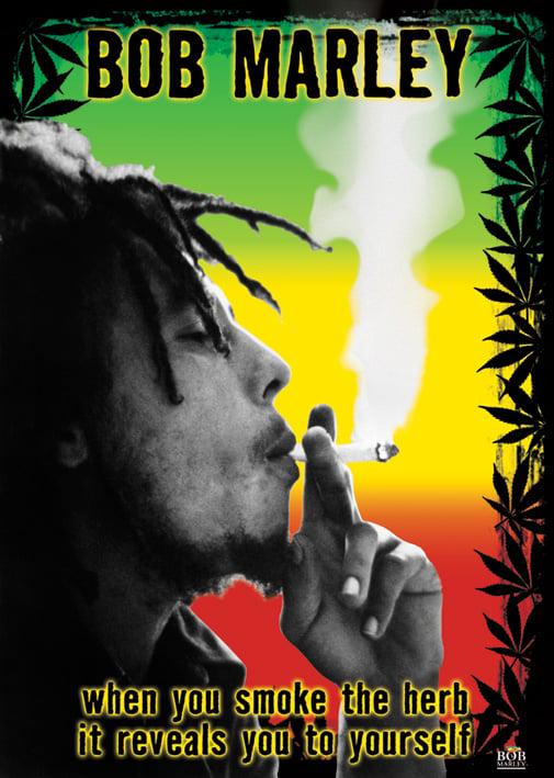 Постер плакат Боб Марлі/Bob Marley Herb 61x91,5 см