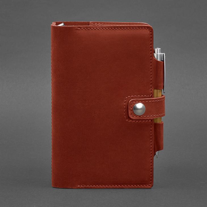 Блокнот женский кожаный Софт-бук 4.0 Коралловый (A-026340) - фото 4 Блокнот женский кожаный Софт-бук 4.0 Коралловый (A-026340) - фото 4