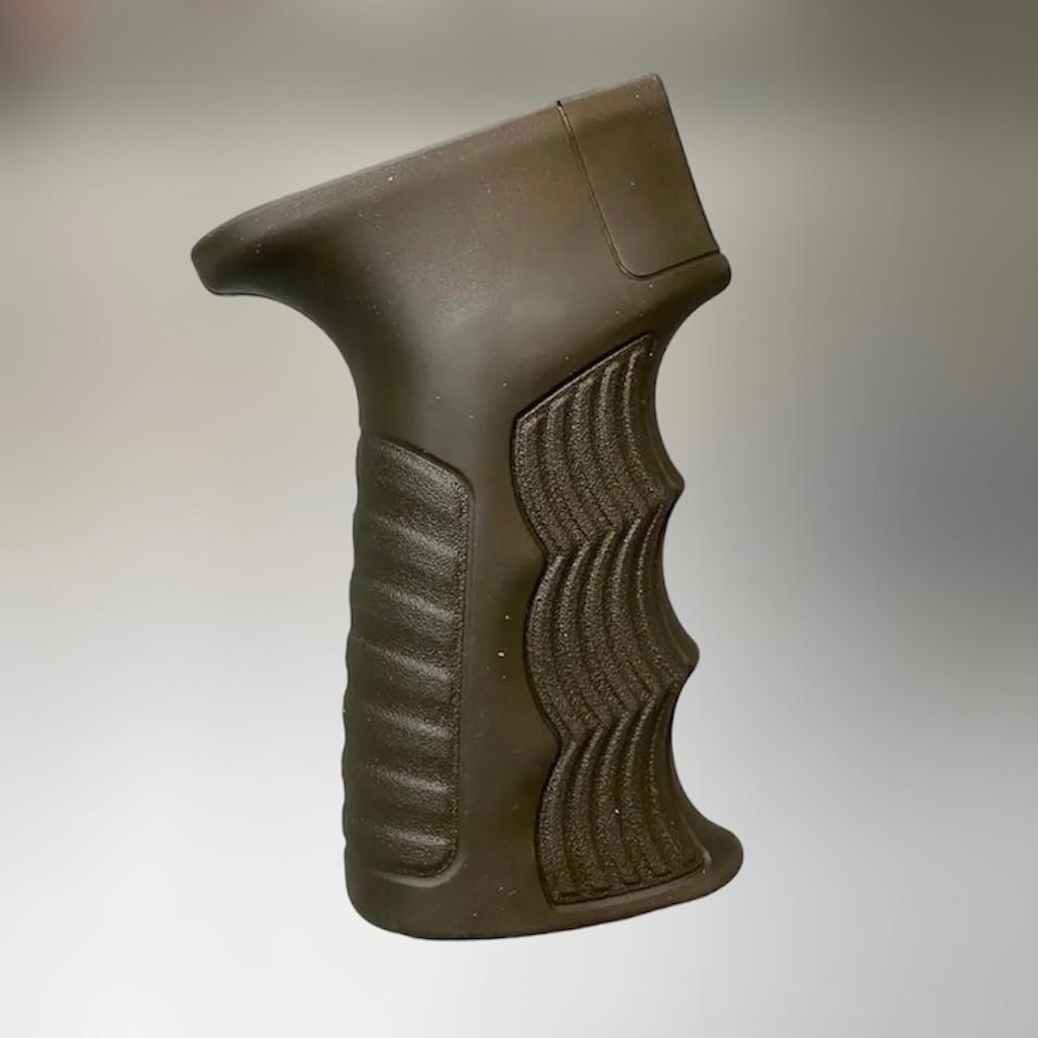 Рукоятка пистолетная для AK 47/74 прорезиненная GRIP DLG-098 с отсеком для батареек Оливковый (1758895595)