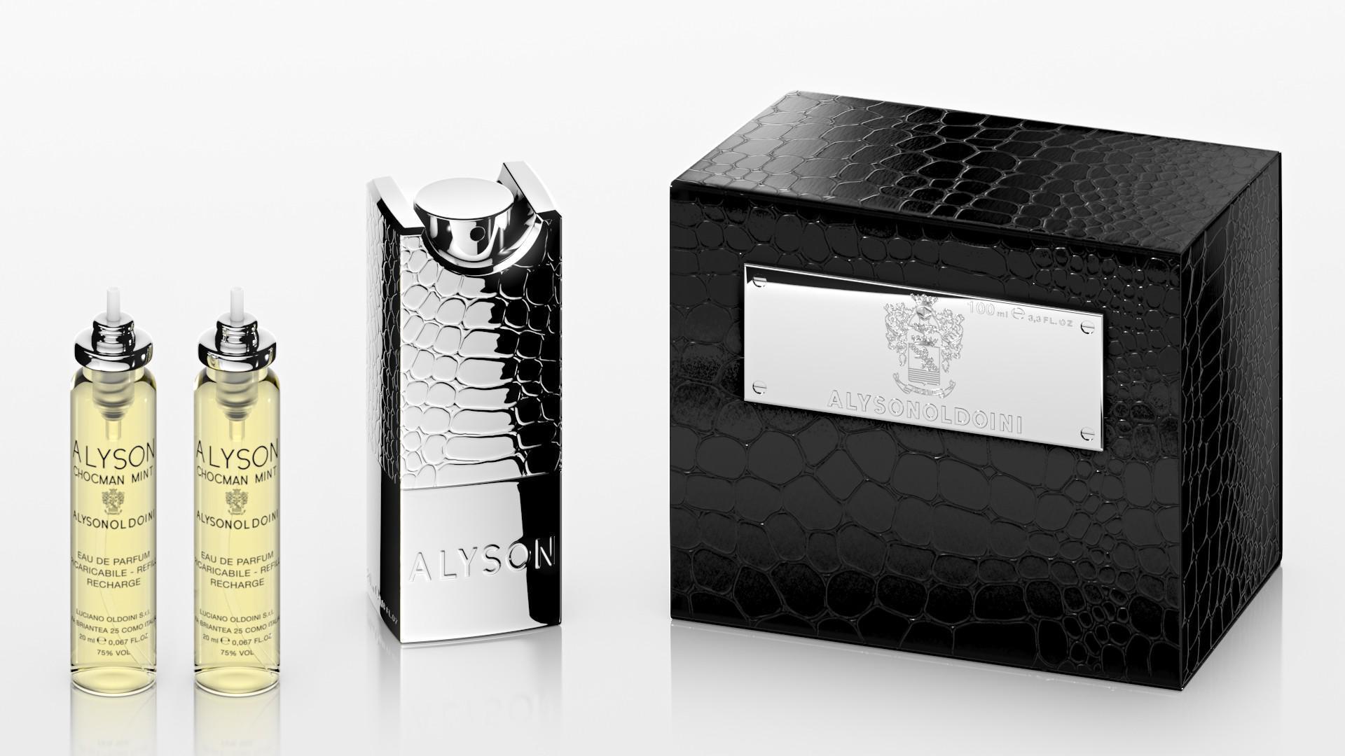 Парфюмированная вода для мужчин Alyson Oldoini Chocman Mint 3x20 мл и чехол (376252)