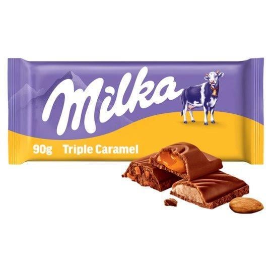 Шоколад Milka Triple Caramel 90 г (1924796444)