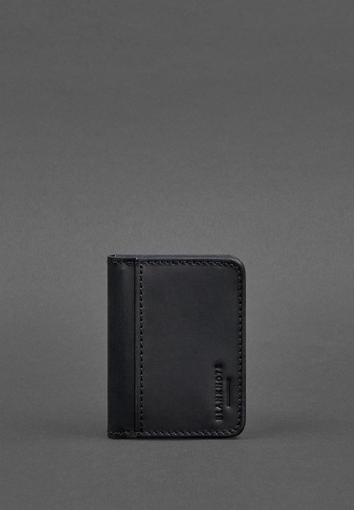 Обкладинка для ID-паспорта та водійських прав 4.0 Crazy Horse Чорний (A-027380)