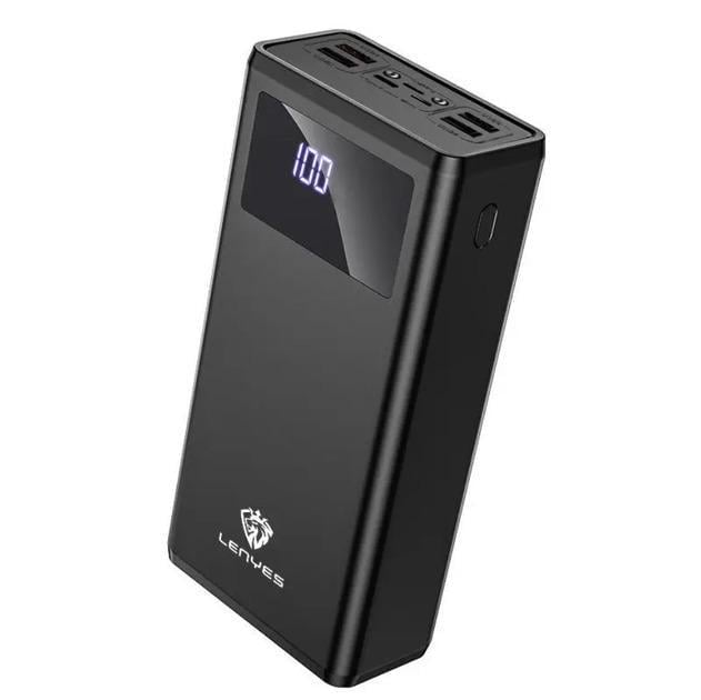 Повербанк Lenyes PX591 4 USB с быстрой зарядкой 50000 mAh