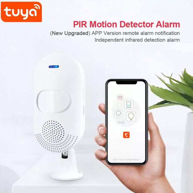 Сигнализация с датчиком движения и сиреной Tuya PIR Motion Alarm смарт мини с оповещением на смартфон - фото 9