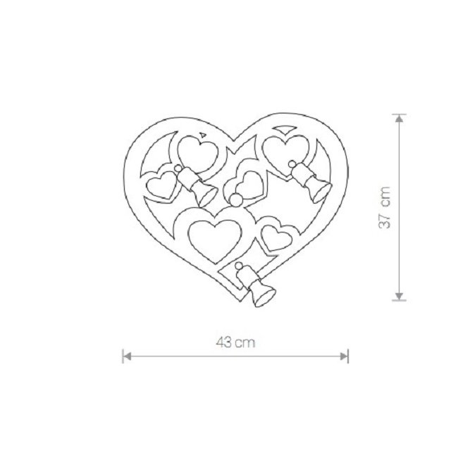 Бра Nowodvorski Heart 9064 - фото 3