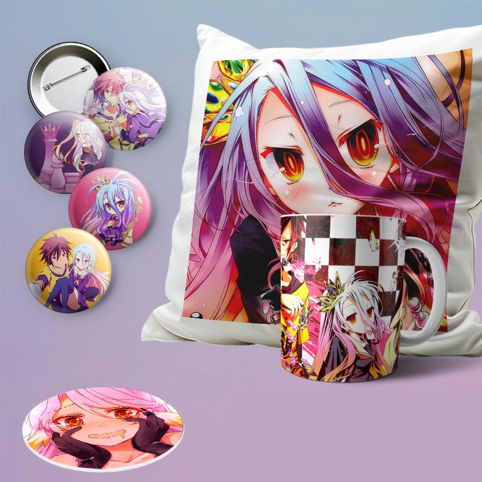 Подарунковий набір No Game No Life аніме бокс Подарунковий набір No Game No Life аніме бокс