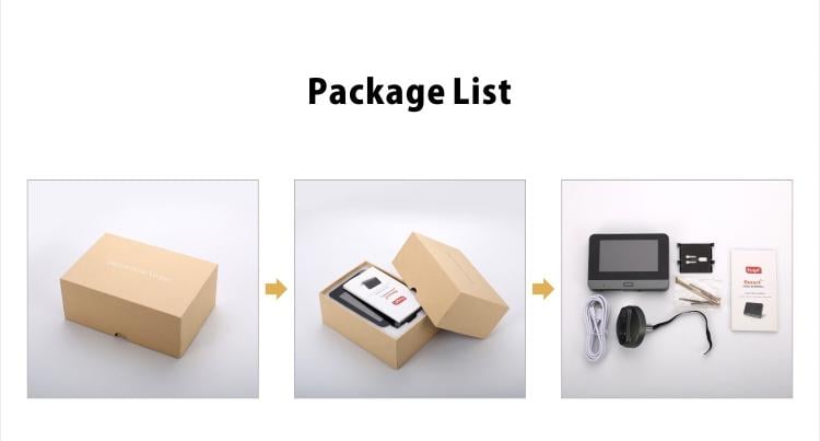 Відеоглазок дверний Tuya R9 Wi-Fi з записом по датчику руху 4,3" 5000 мАг Сірий - фото 8 Відеоглазок дверний Tuya R9 Wi-Fi з записом по датчику руху 4,3" 5000 мАг Сірий - фото 8