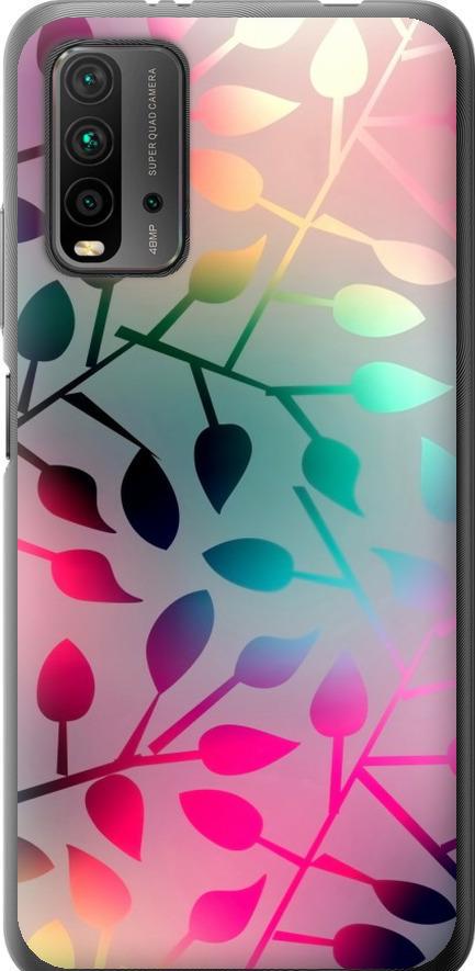 Чехол на Xiaomi Redmi 9T Листья (2235u-2257-42517)
