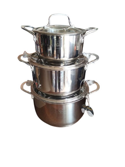 Набір каструль з кришками German Family GF-2070 нержавіюча сталь 6 пр. (GF-2070) - фото 6 Набір каструль з кришками German Family GF-2070 нержавіюча сталь 6 пр. (GF-2070) - фото 6