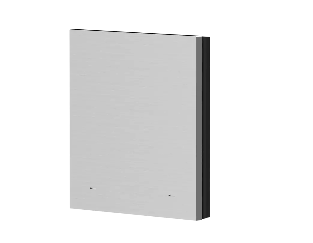Панель для систем розумний дім Theben iONprime PB 1R ABR 1-кнопочна для iONprime PB KNX Матовий алюміній (th 9080057)