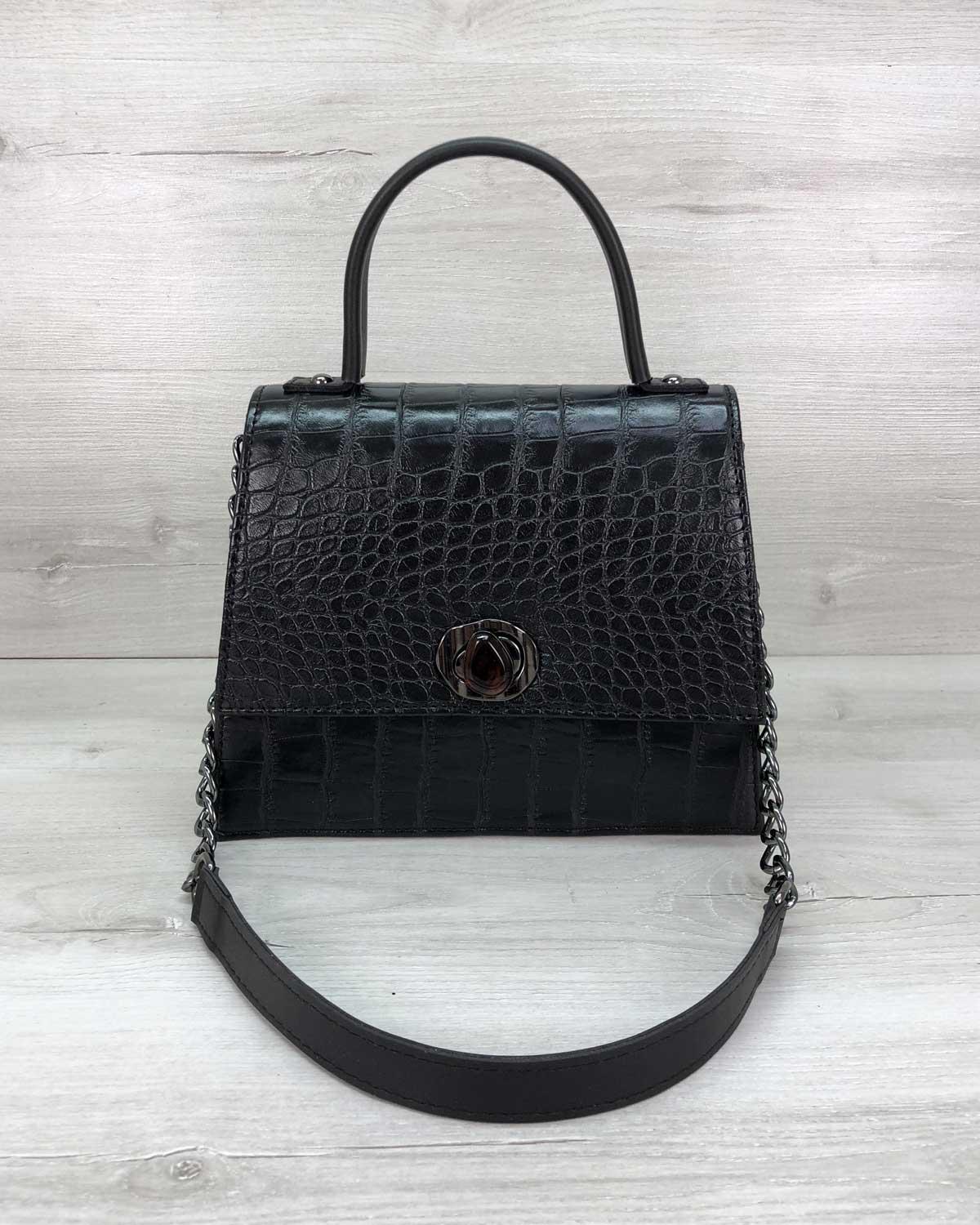 Сумка женская Welassie кросс-боди экокожа Черный (wel-T5304)