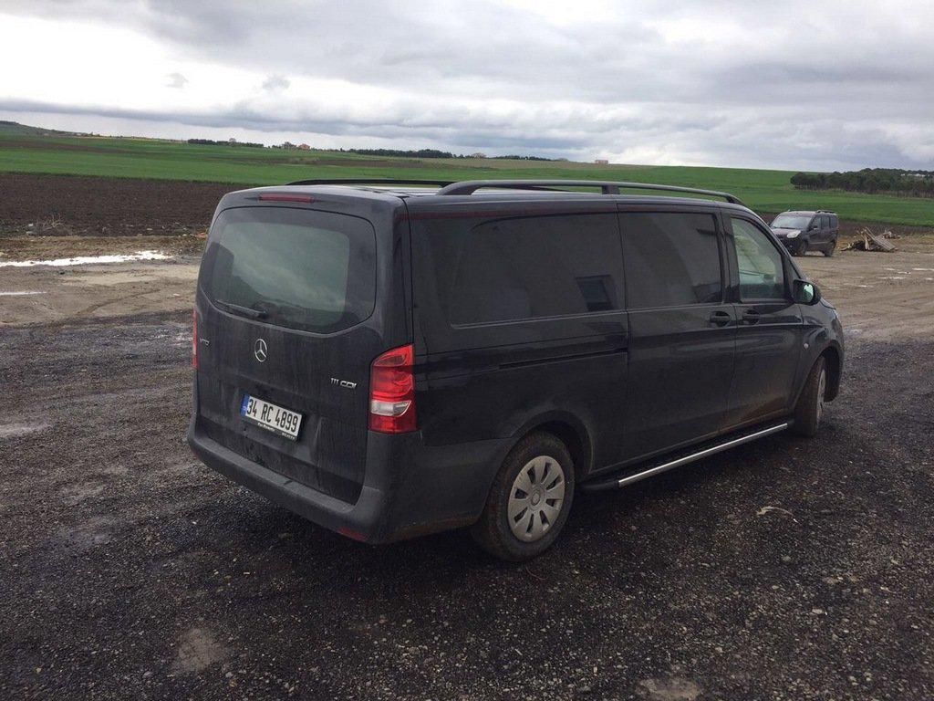 Рейлінги Elite для Mercedes Vito W639 2004-2015 Чорний (26104) - фото 7