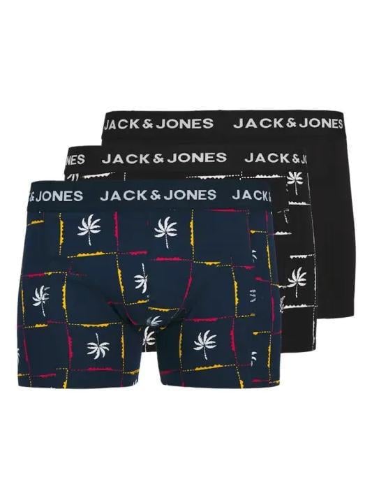 Набор трусов боксеров мужских Jack&Jones ADDITIONAL 3 шт. М Черный/Темно-синий (107758191) Набор трусов боксеров мужских Jack&Jones ADDITIONAL 3 шт. М Черный/Темно-синий (107758191)