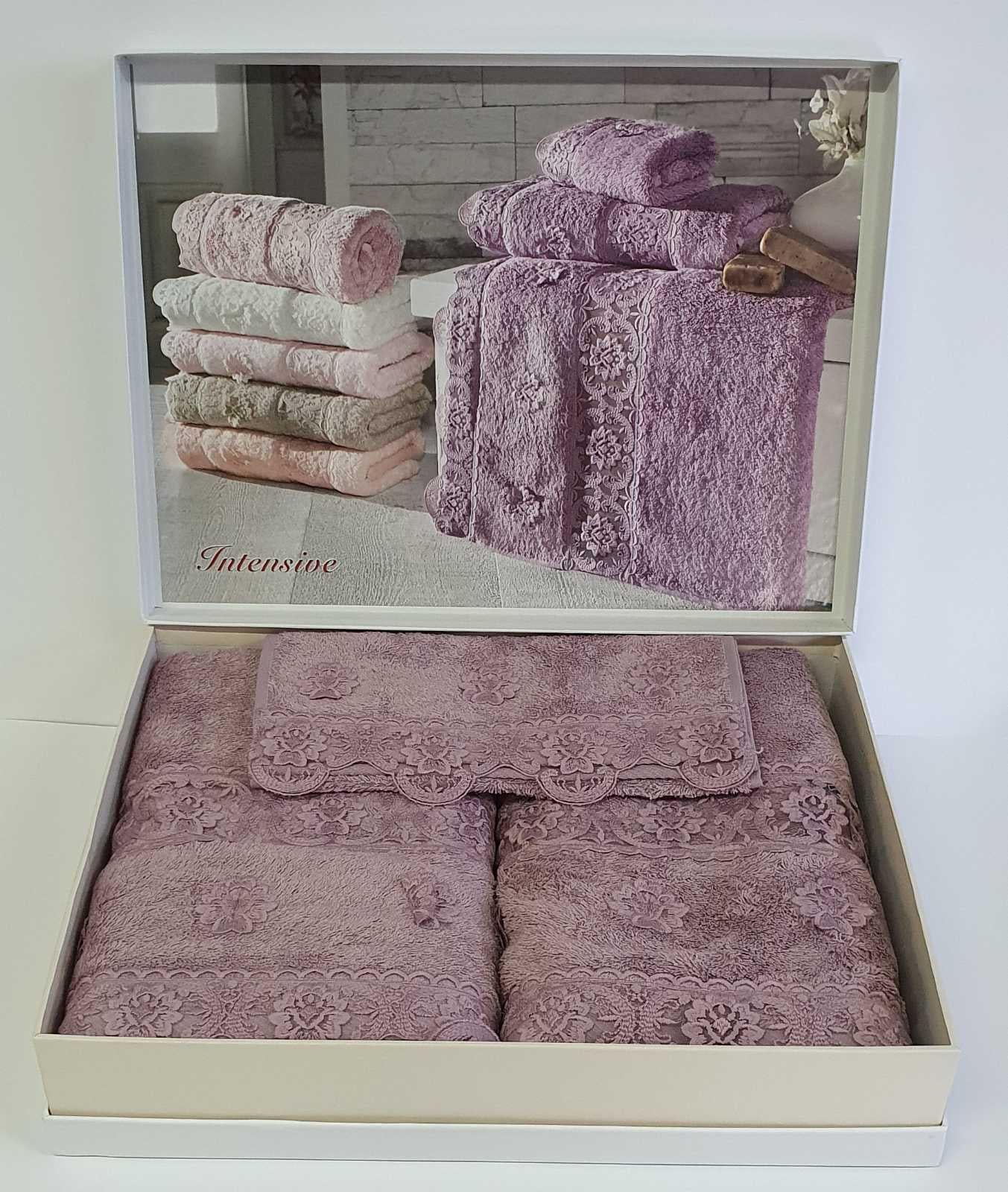 Набор полотенец Maison D'or 3 шт. Intensive Bamboo Lilac (03MD01ABC04)