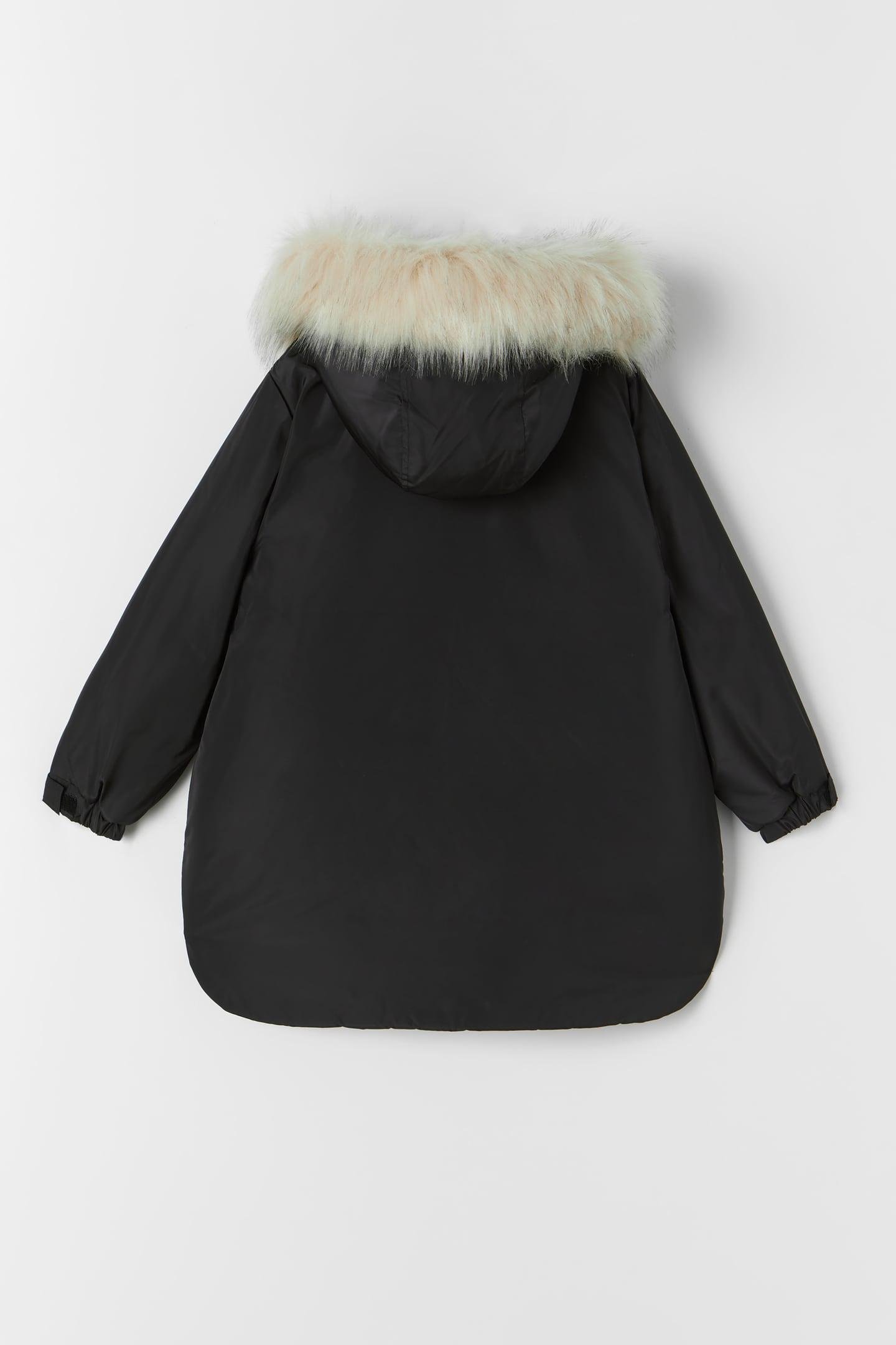 Куртка зимова дитяча Zara для дівчинки 116 см Black (562735800) - фото 3 Куртка зимова дитяча Zara для дівчинки 116 см Black (562735800) - фото 3