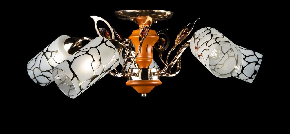 Люстра с плафонами Ray L82478/5 FGD (IR005855) Люстра с плафонами Ray L82478/5 FGD (IR005855)