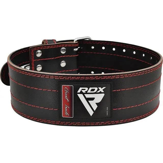 Пояс для пауэрлифтинга RDX RD1 кожаный L Red