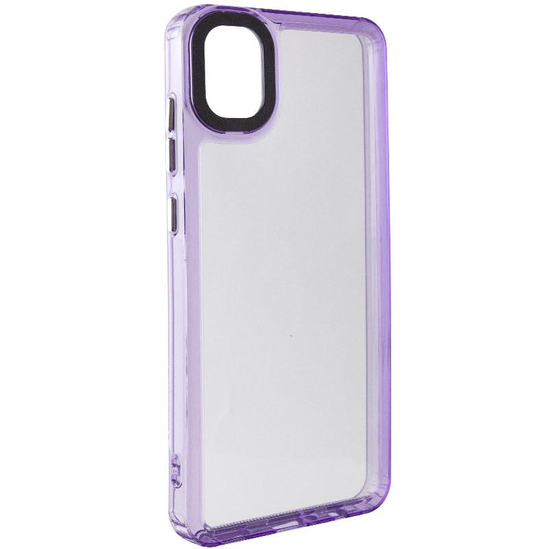 Противоударный чехол TPU+PC Colorside для Samsung Galaxy A05 Фиолетовый
