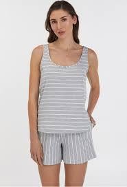 Піжама жіноча Ellen Raindrops 4570/34/01 L Сірий