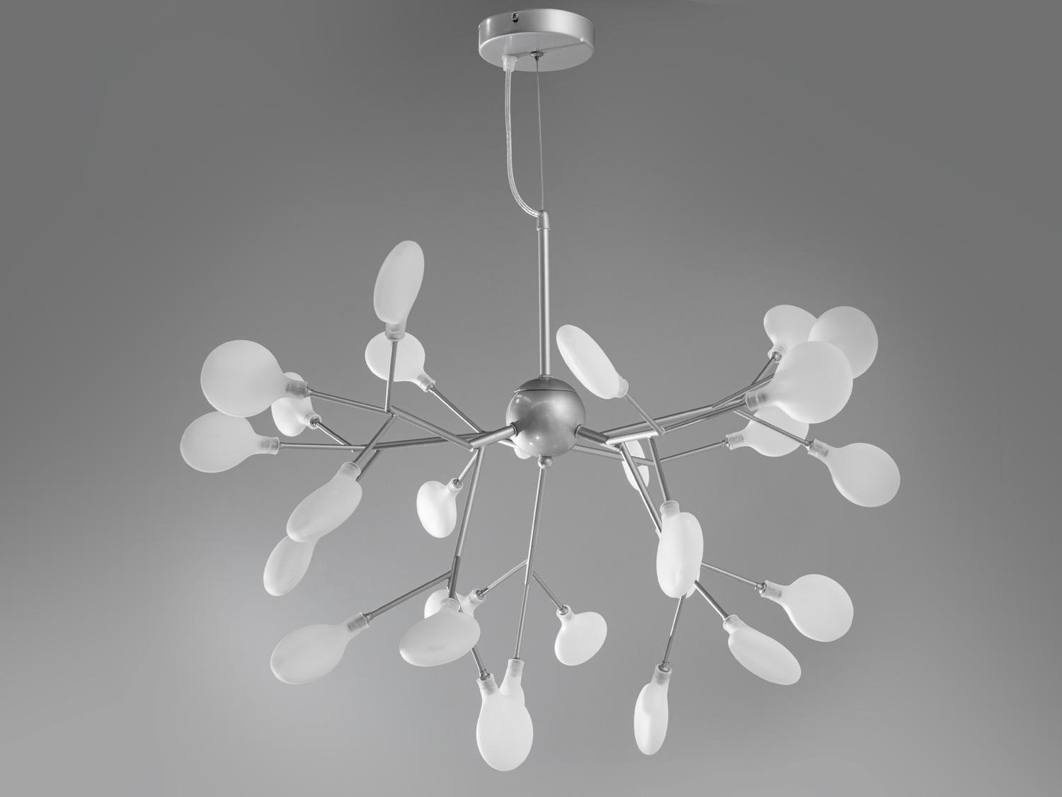 Люстра Diasha Светлячок подвесная 27 ламп Серебряный (887-27A SL)