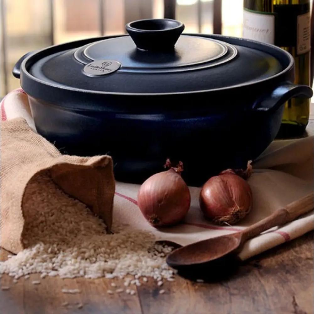 Каструля з кришкою Emile Henry Cookware 4 л Чорний (794540) - фото 3