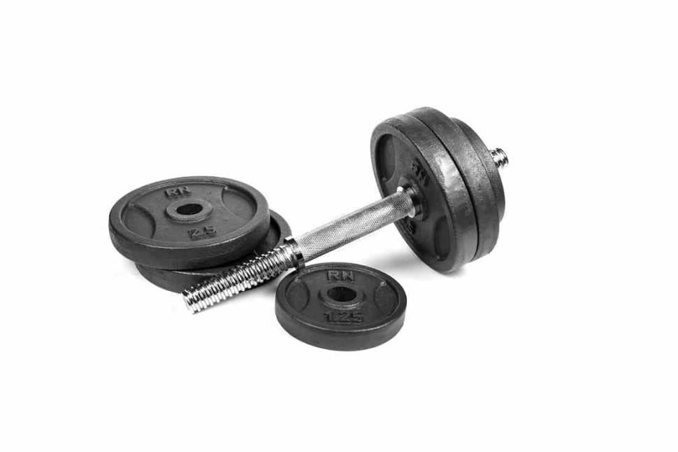 Гантель разборный металлический RN-Sport 13,5 кг (RN_QTR13) - фото 3