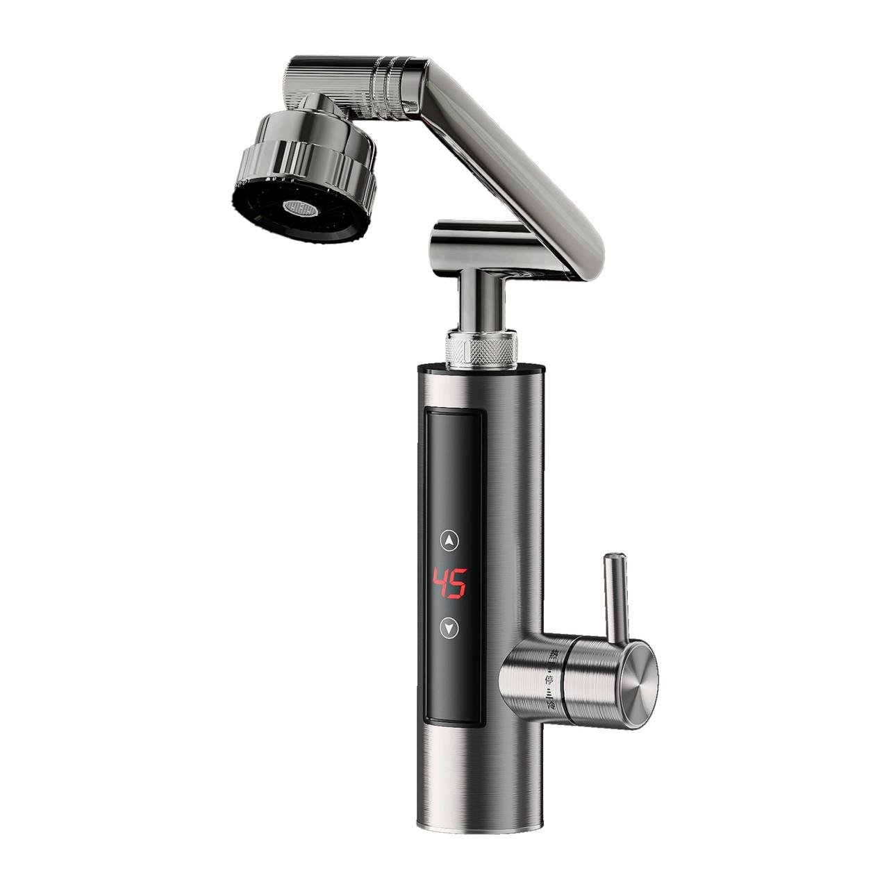 Проточный водонагреватель RIAS RY-016 складной с LCD дисплеем нижнее подключение 3000W (3_06456)