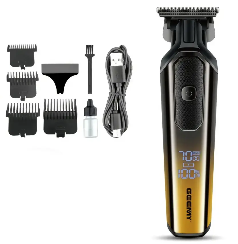 Машинка для стриження волосся Gemei GM-8058Q акумуляторна з 4 насадками (ML-04597) Машинка для стриження волосся Gemei GM-8058Q акумуляторна з 4 насадками (ML-04597)