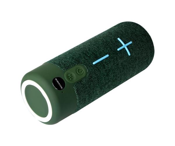 Колонка портативна Borofone BR19 Bluetooth Dark Green - фото 3