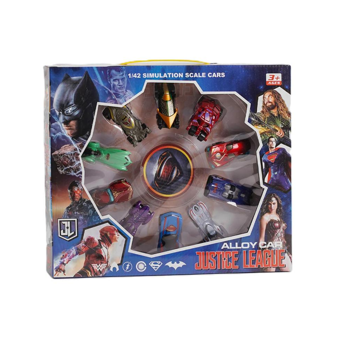 Набор машинок 04199 A герои металлопластик 10 шт. (24685191)