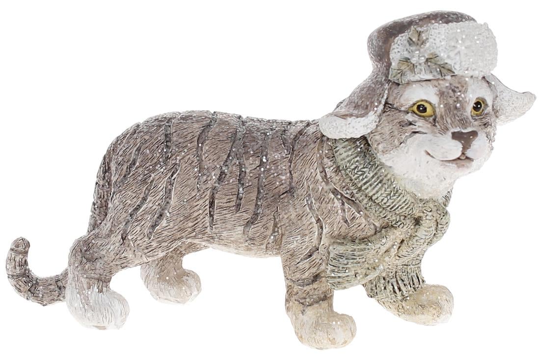 Декоративная статуэтка Bonadi Тигрёнок в шапке 14,5 см (K07-201)