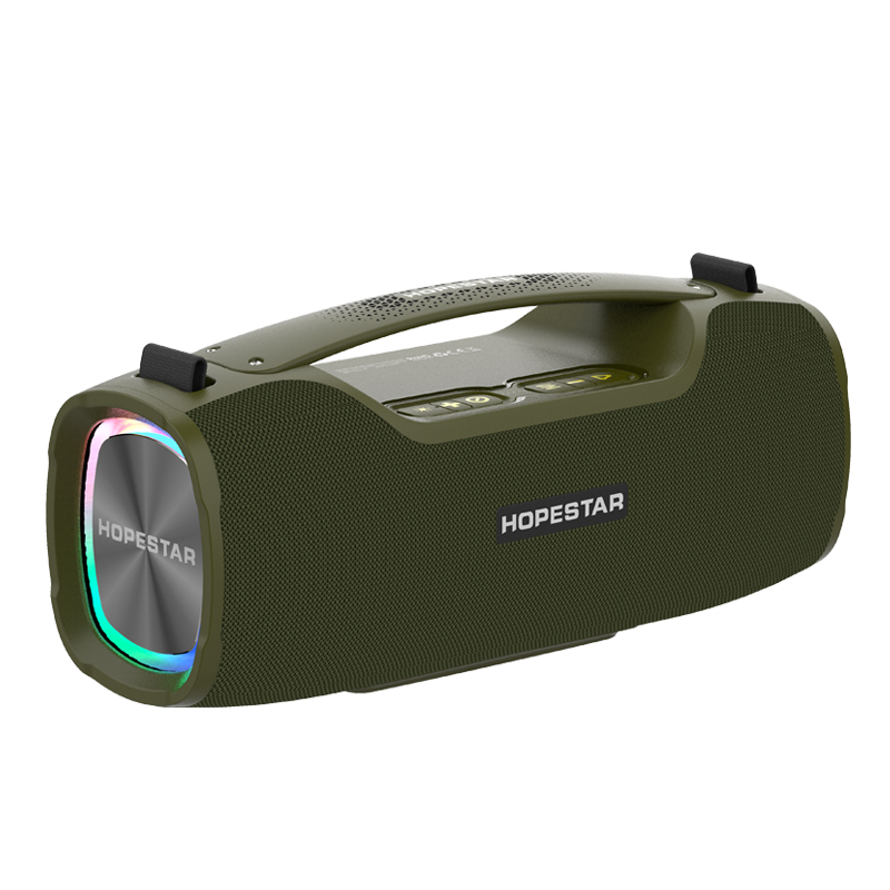 Колонка портативна Hopestar A6X 55 Вт із мікрофоном Зелений (180eb8e7)