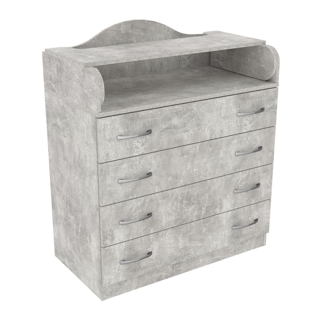Комод пеленальный Континент 86,4х46,5х102 см Бетон (28329394) Комод пеленальный Континент 86,4х46,5х102 см Бетон (28329394)