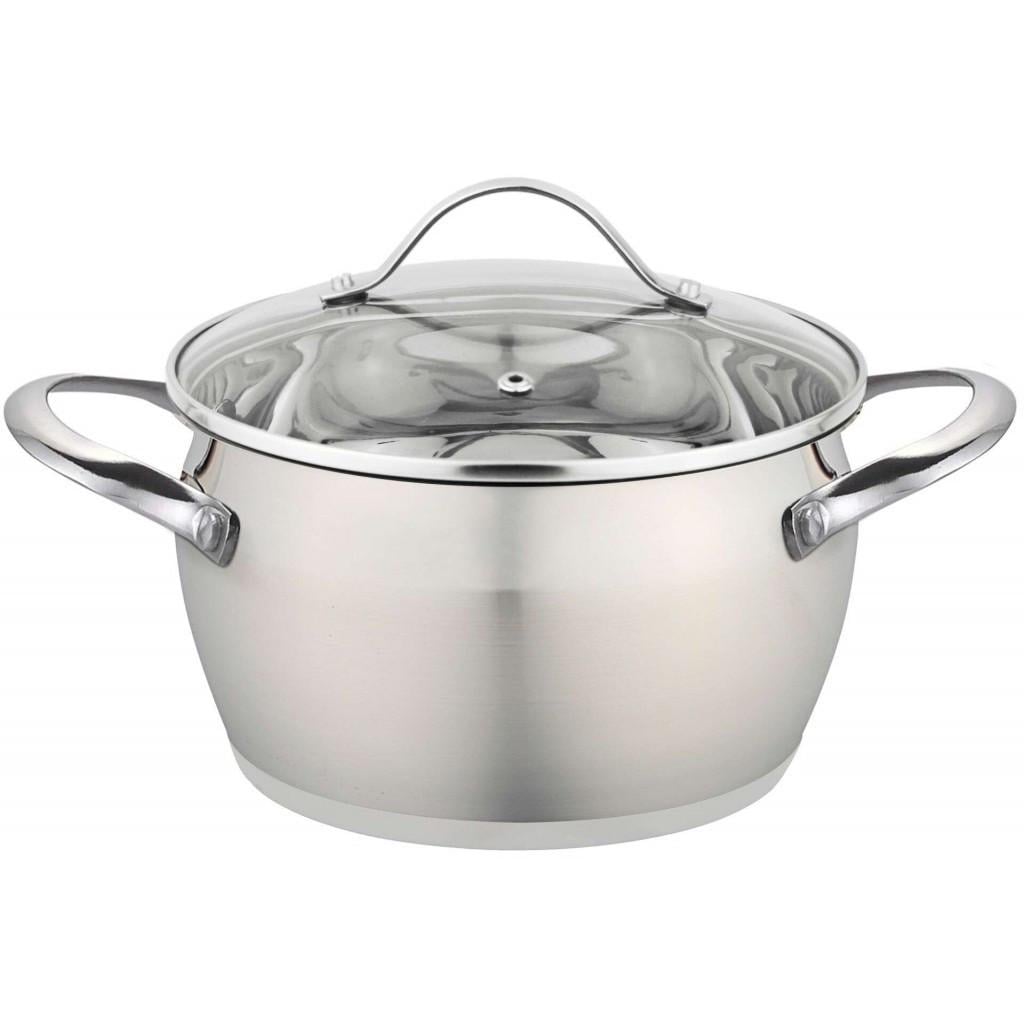 Кастрюля из нержавейки с капсюльным дном 1,9 л (1121-CB)