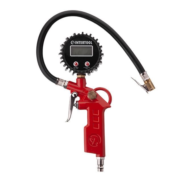 Пістолет для накачування шин Intertool з цифровим манометром 63 мм (PT-0508)