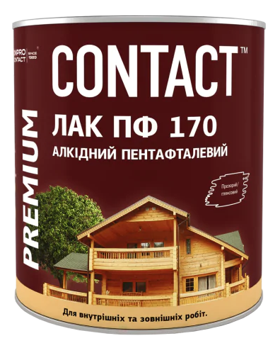 Лак Дніпро-Контакт ПФ-170 для зовнішніх та внутрішніх робіт 40,0 кг