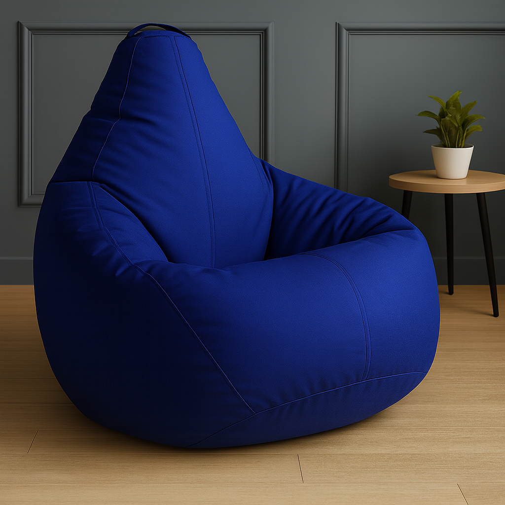 Кресло-мешок без внутреннего чехла SOFTLAND 110х80 см Синий (KM_036) - фото 1 Кресло-мешок без внутреннего чехла SOFTLAND 110х80 см Синий (KM_036) - фото 1