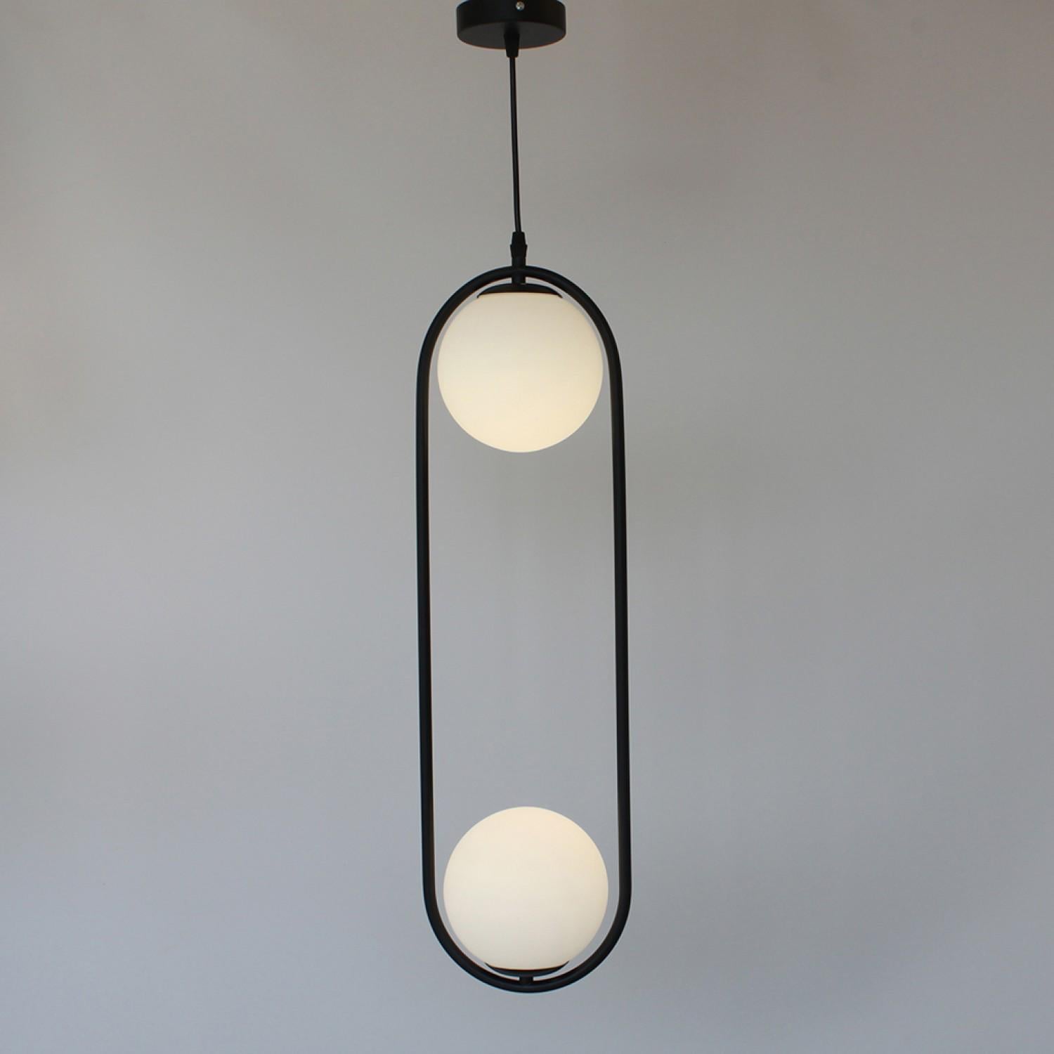 Подвесний светильник Friendlylight Hoop C Black FL3027