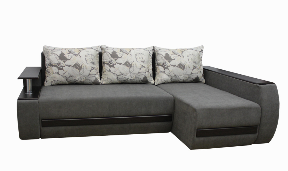 Диван кутовий Garnitur.plus Граф 95х250х100 см Сірий (DP-218)