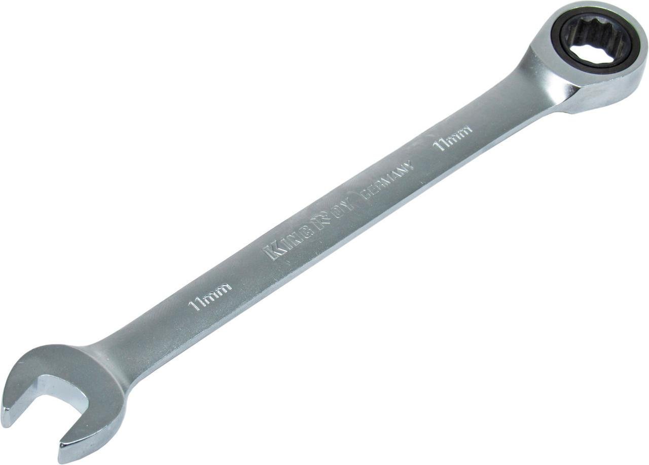 Ключ рожково-накидной KING ROY с трещоткой 11 мм