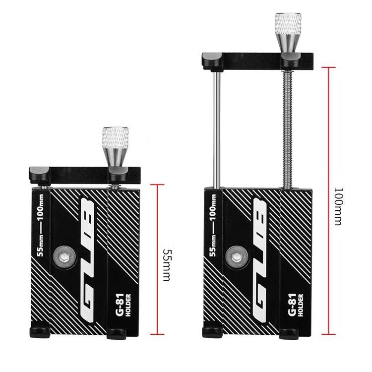Металевий тримач для смартфона GUB G-81 на кермо велосипеда/самоката Чорний - фото 4