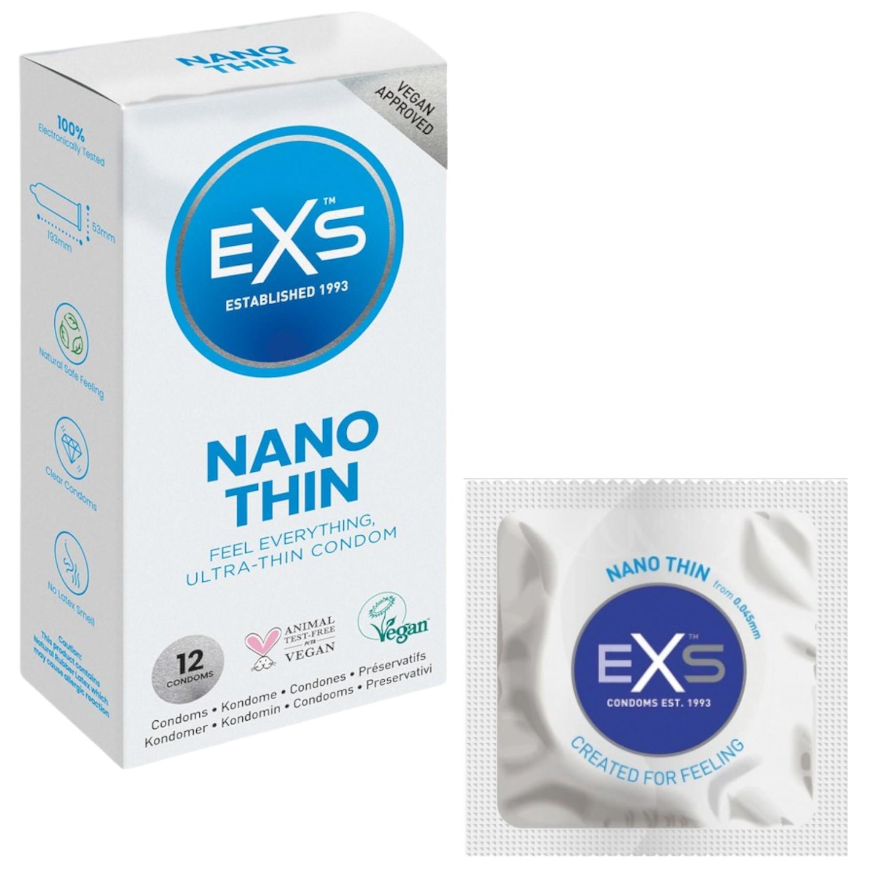 Презервативы ультратонкие Nano Thin EXS №12