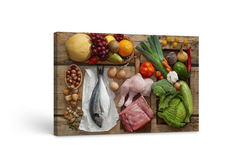 Картина на холсте KIL Art Продукты на кухне 51x34 см (125)