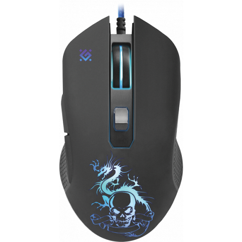 Мышка игровая Defender Sky Dragon GM-090L подсветка 6кн 3200dpi с ковриком