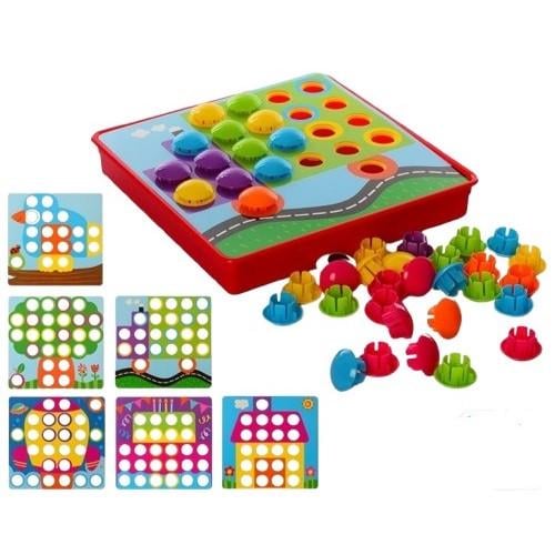 Дитяча мозаїка Limo Toy з трафаретами (SK 0032)